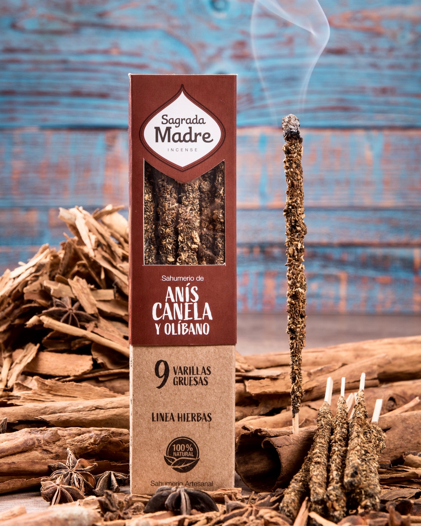 Incienso Sagrada Madre Herbal | Anís, Canela y Olíbano.