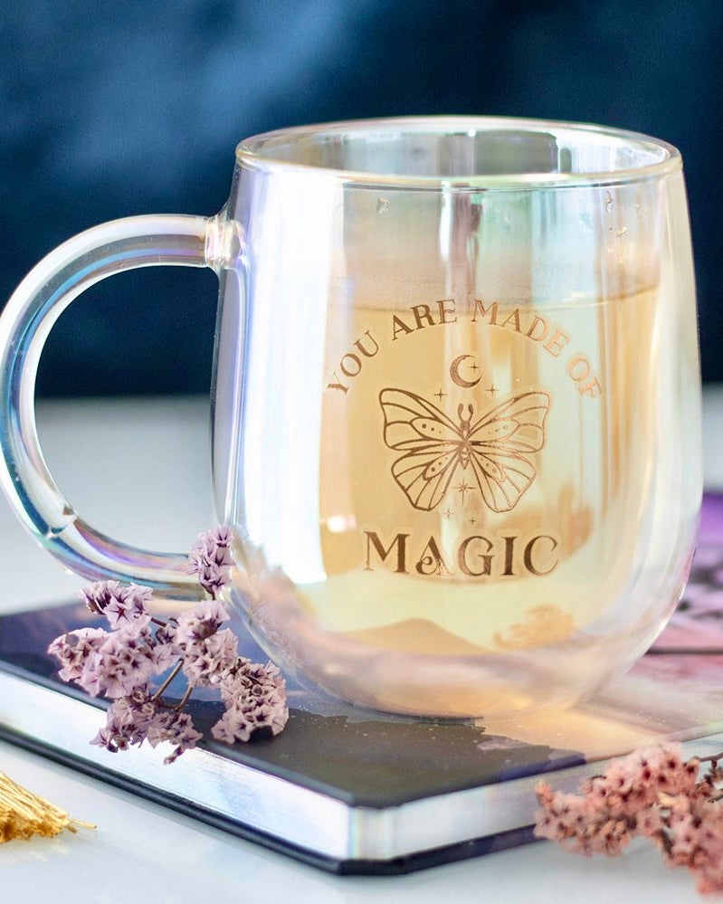 Taza de Cristal Iridiscente