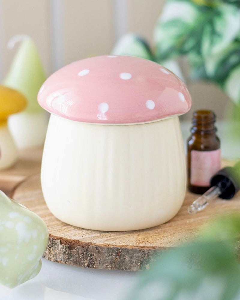 Quemador seta | Encanto otoñal para tu espacio.