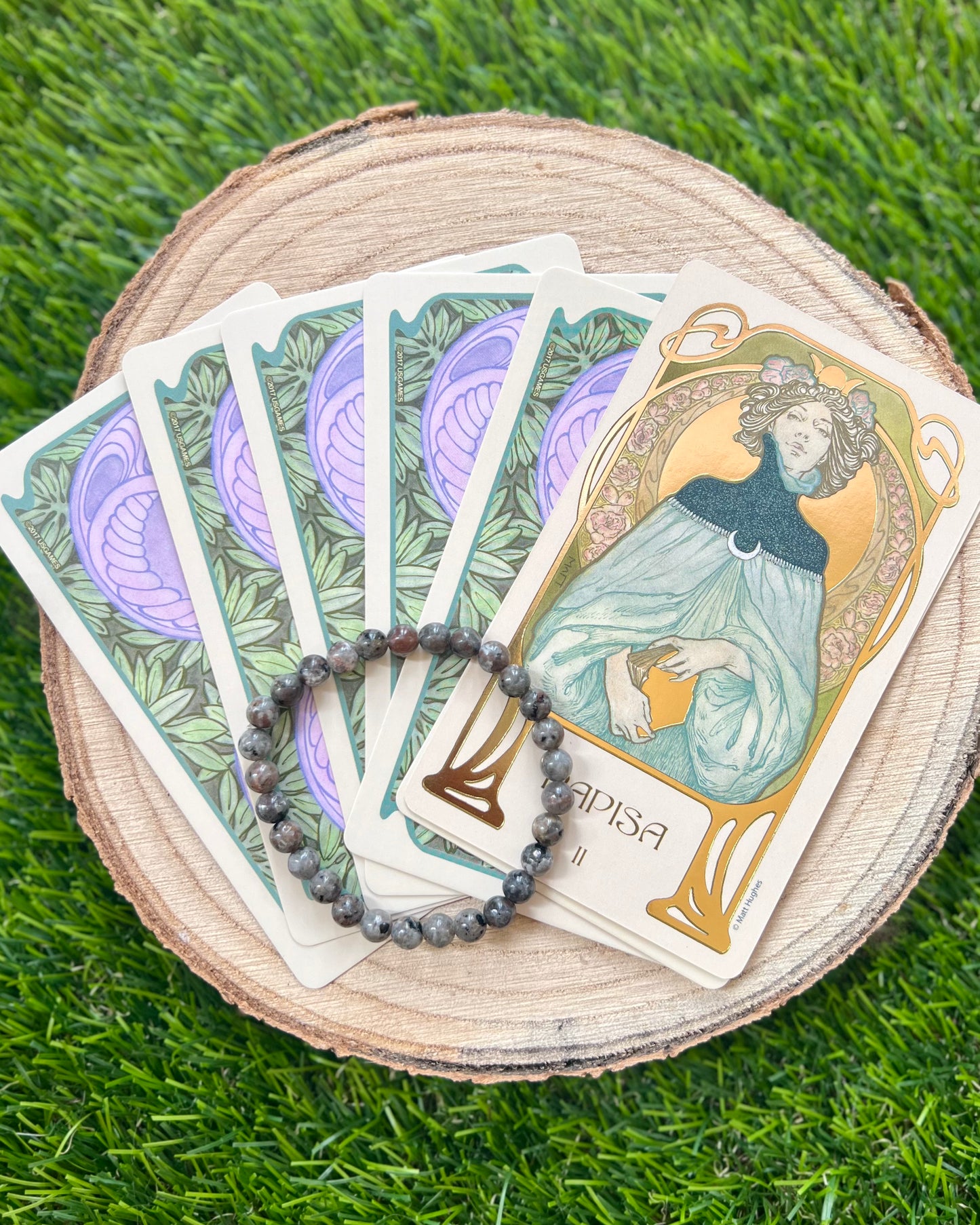 Pulsera Yooperlita 6mm | Intuición, Sanación y Protección.