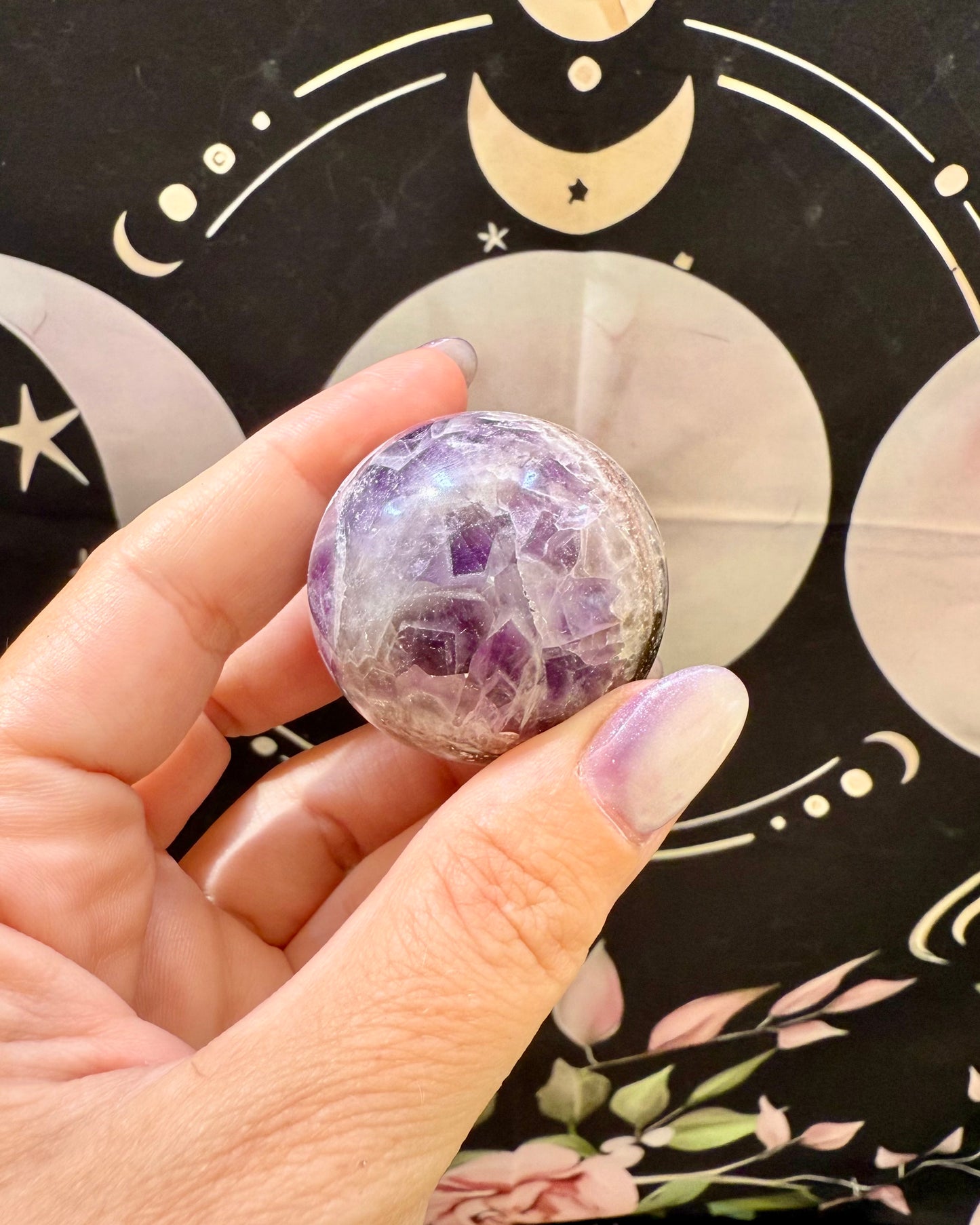 Esfera de Amatista 40mm | Protección, Sabiduría y Espiritualidad.