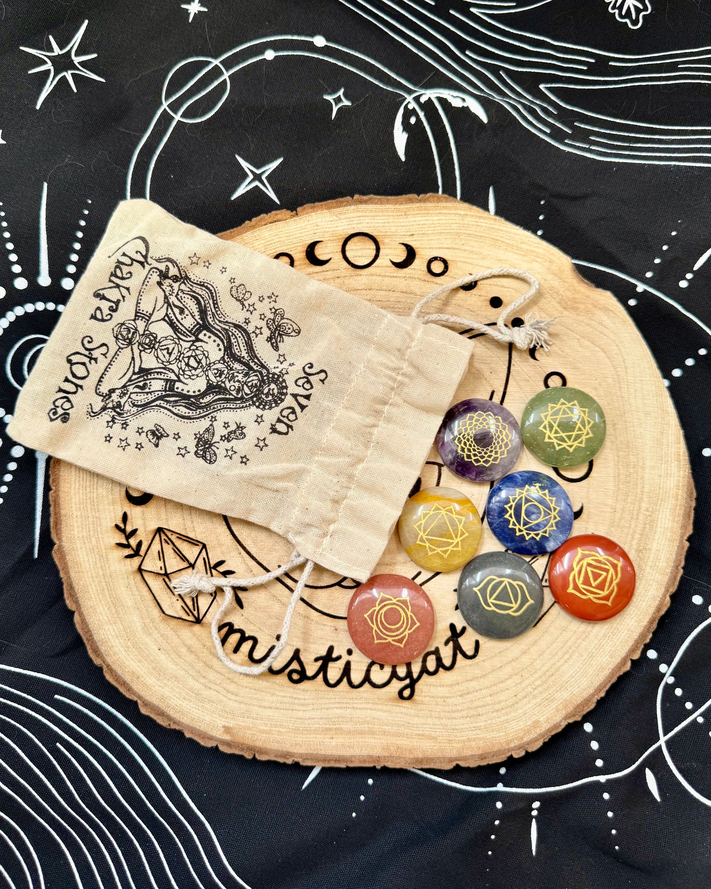 Set de Minerales de los 7 Chakras | Equilibrio, Armonía y Energía.