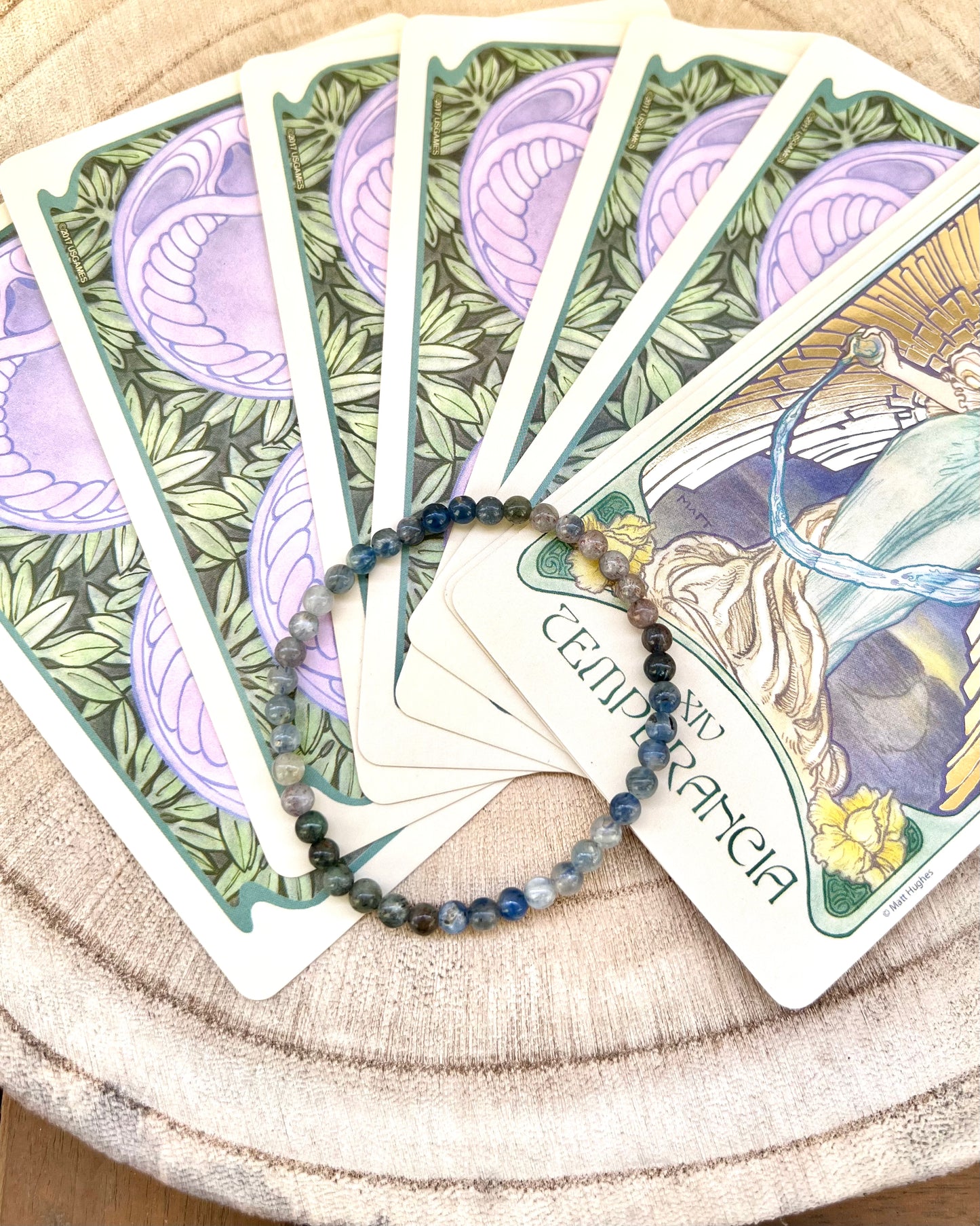 Pulsera Cianita 6mm | Habilidades psíquicas.