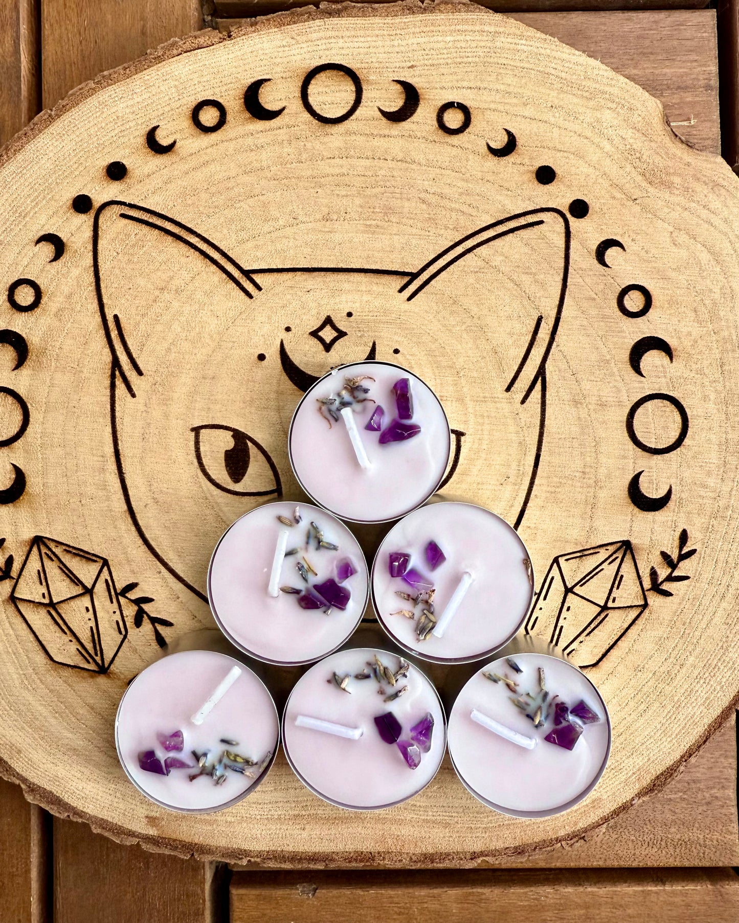 Velas de té ritualizadas | Calma y Serenidad del Espíritu.
