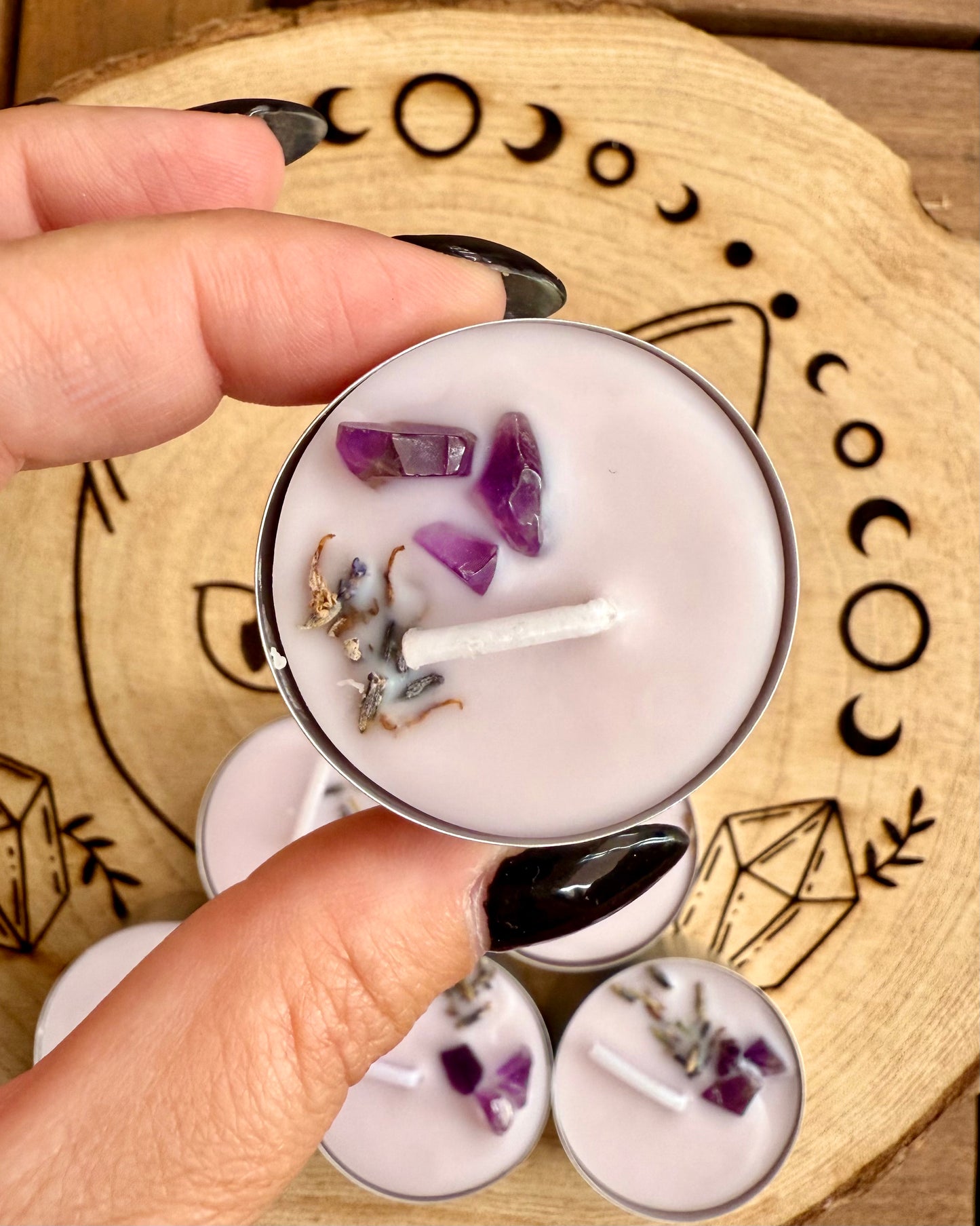 Velas de té ritualizadas | Calma y Serenidad del Espíritu.