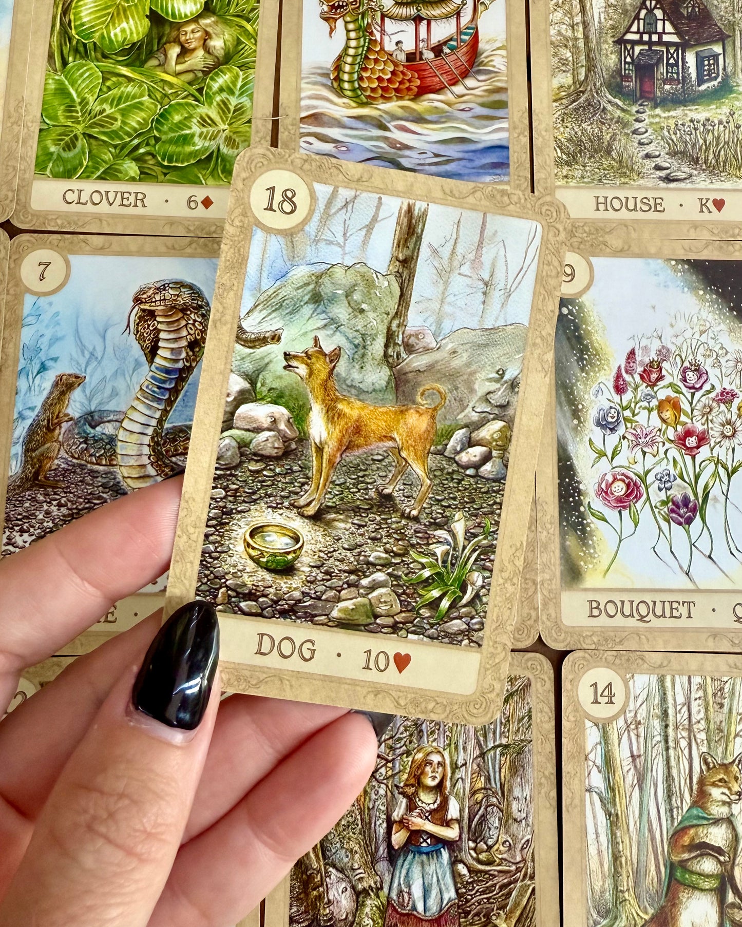 Fairy Tale Lenormand Pocket Edition | Magia de cuento siempre contigo.