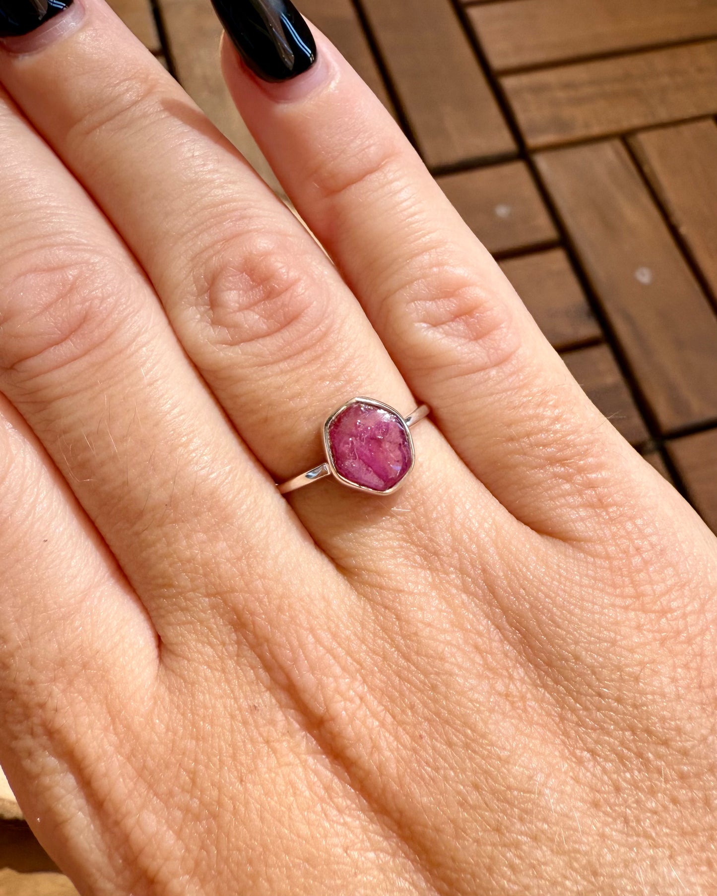 Anillos de Plata con Minerales en Bruto | Fuerza, belleza y energía natural.
