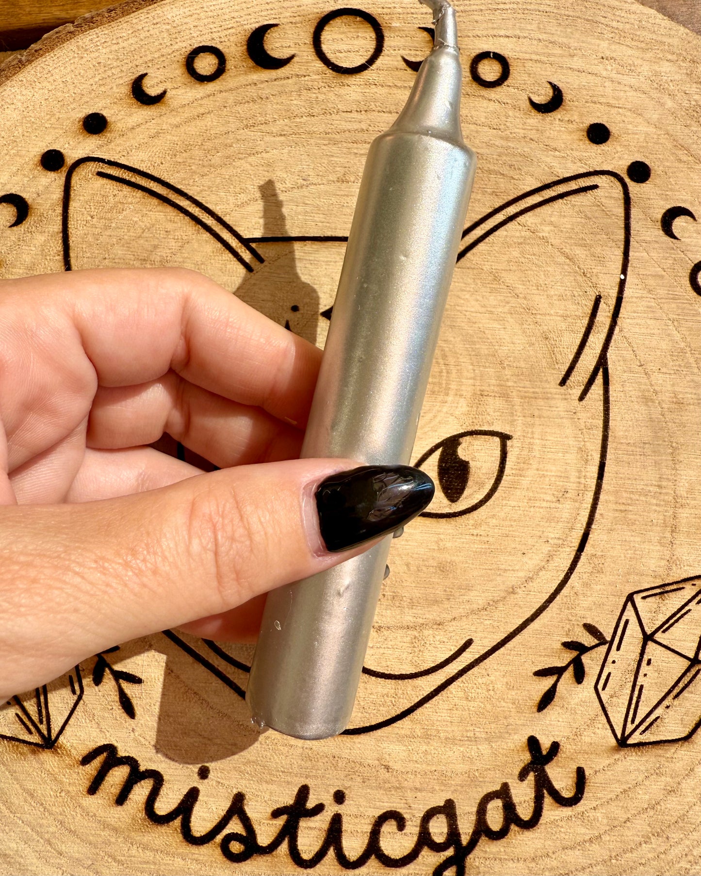 Vela Plata | Protección, claridad y espiritualidad.