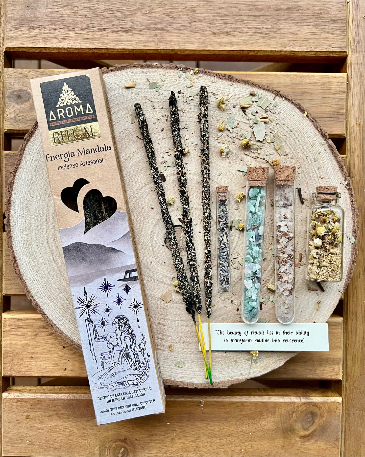 Incienso Aroma Ritual Energía Mandala