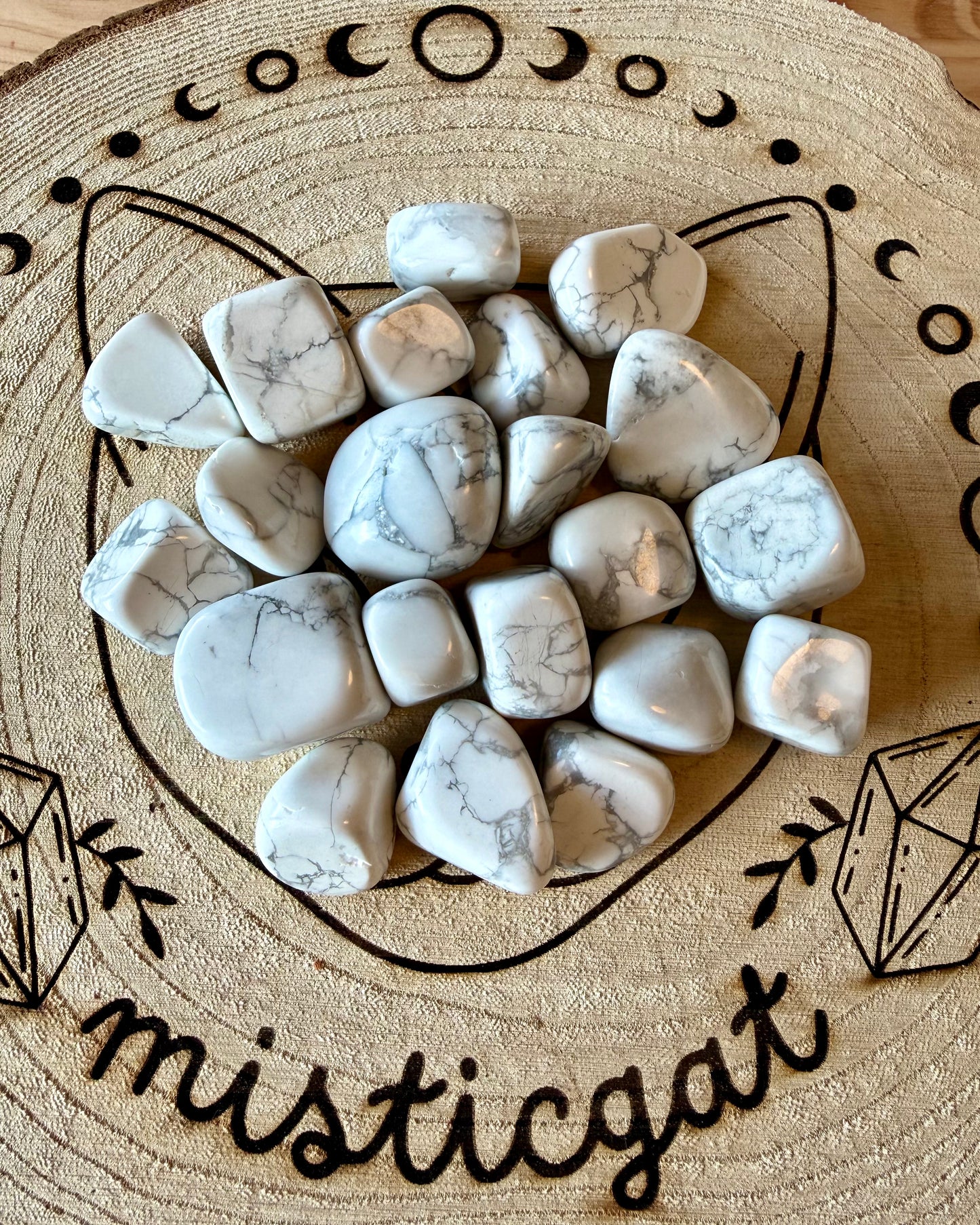 Rodado Howlita | Calma, Claridad y Descanso del Alma.