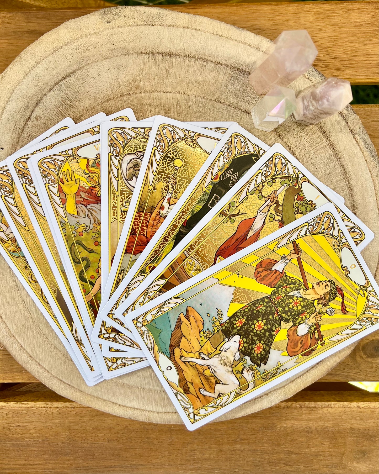 Tarot Golden Art Nouveau | Arcanos Mayores