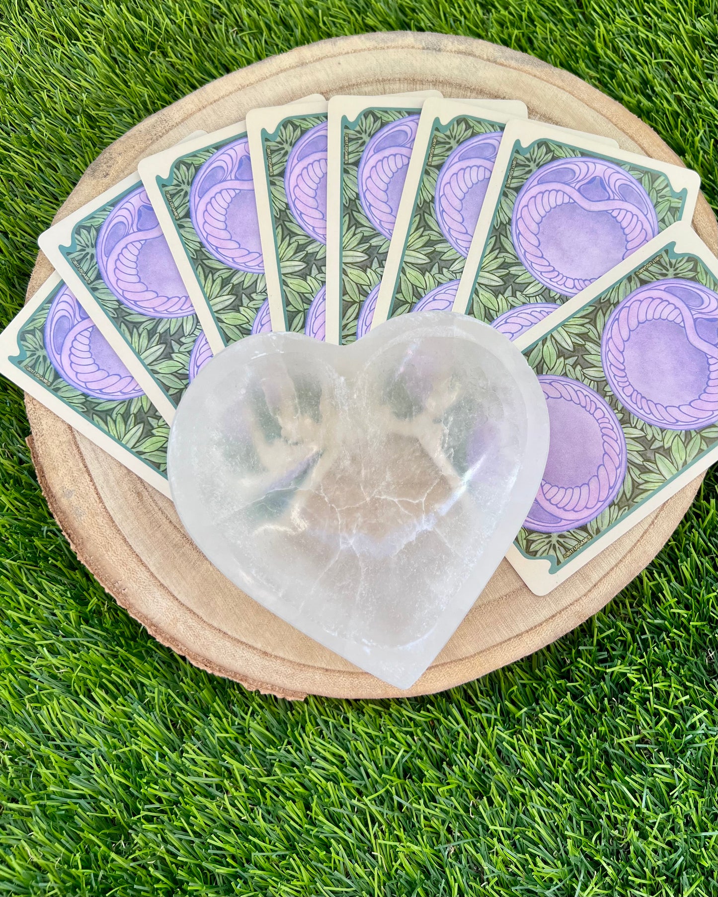 Cuenco Corazón Selenita