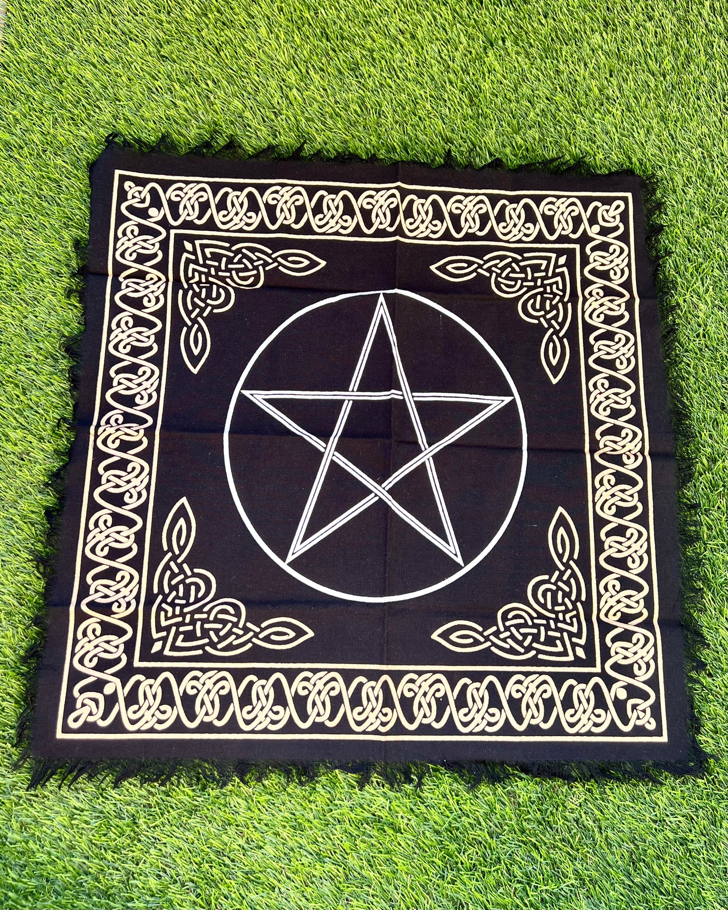 Tapete Altar Pentagrama | Protección y Conexión Espiritual