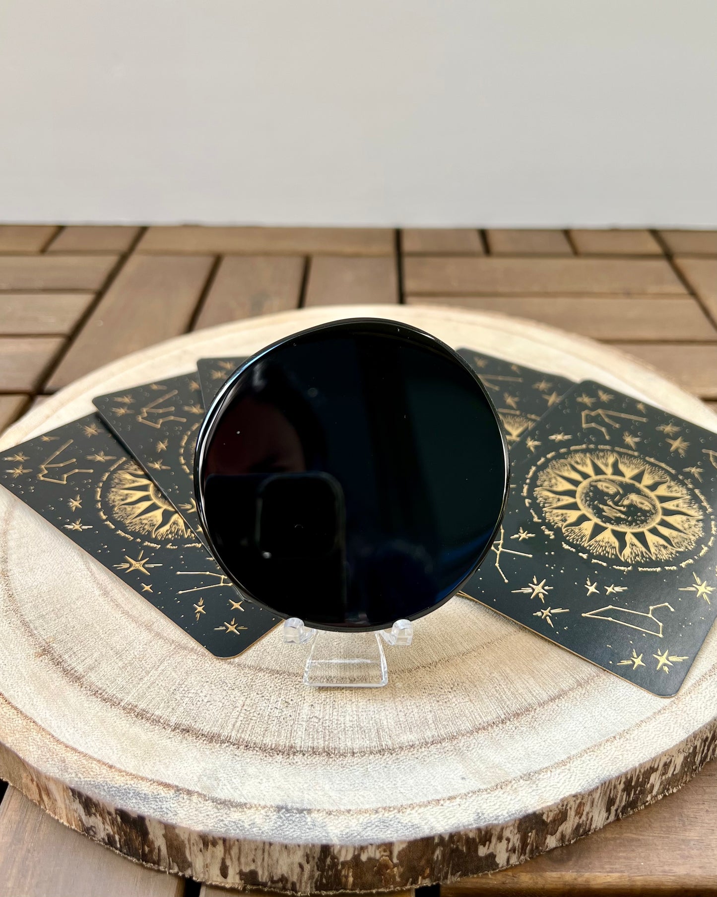 Espejo de Obsidiana | Reflexión y Protección Espiritual.
