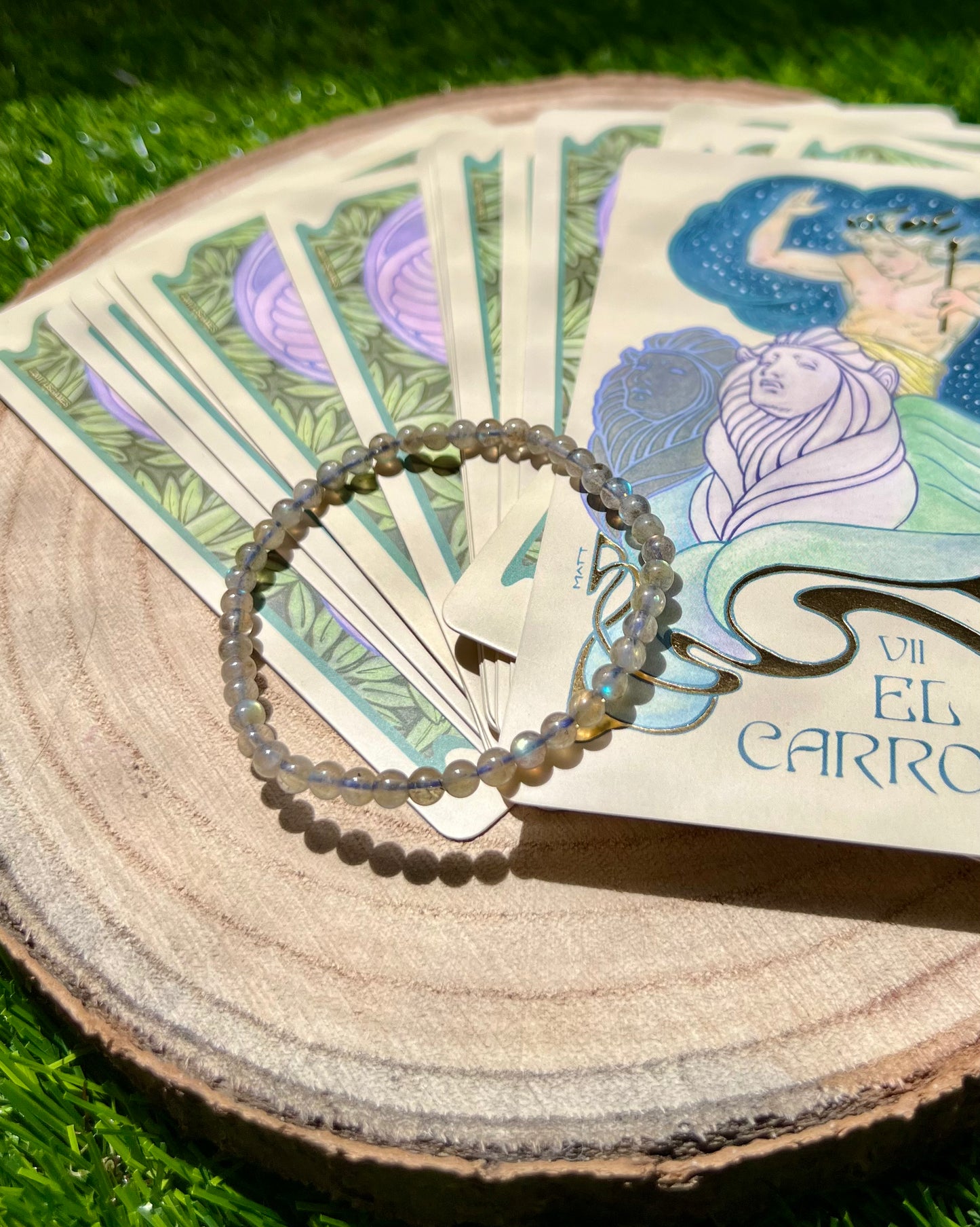 Pulsera Labradorita AA+ 4mm | Intuición, Coraje y Protección.