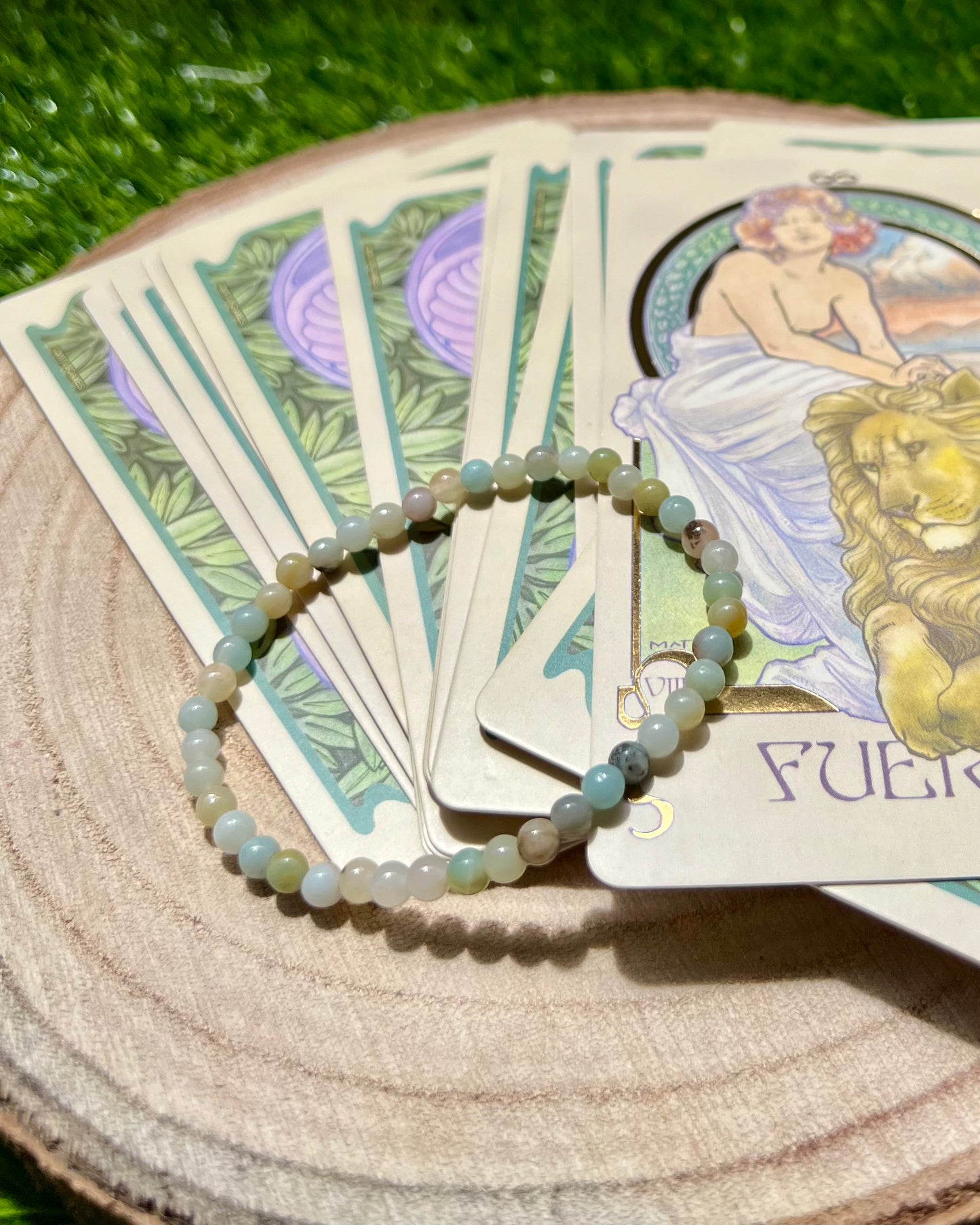 Pulsera Amazonita 4mm | Calma, Creatividad e Intuición