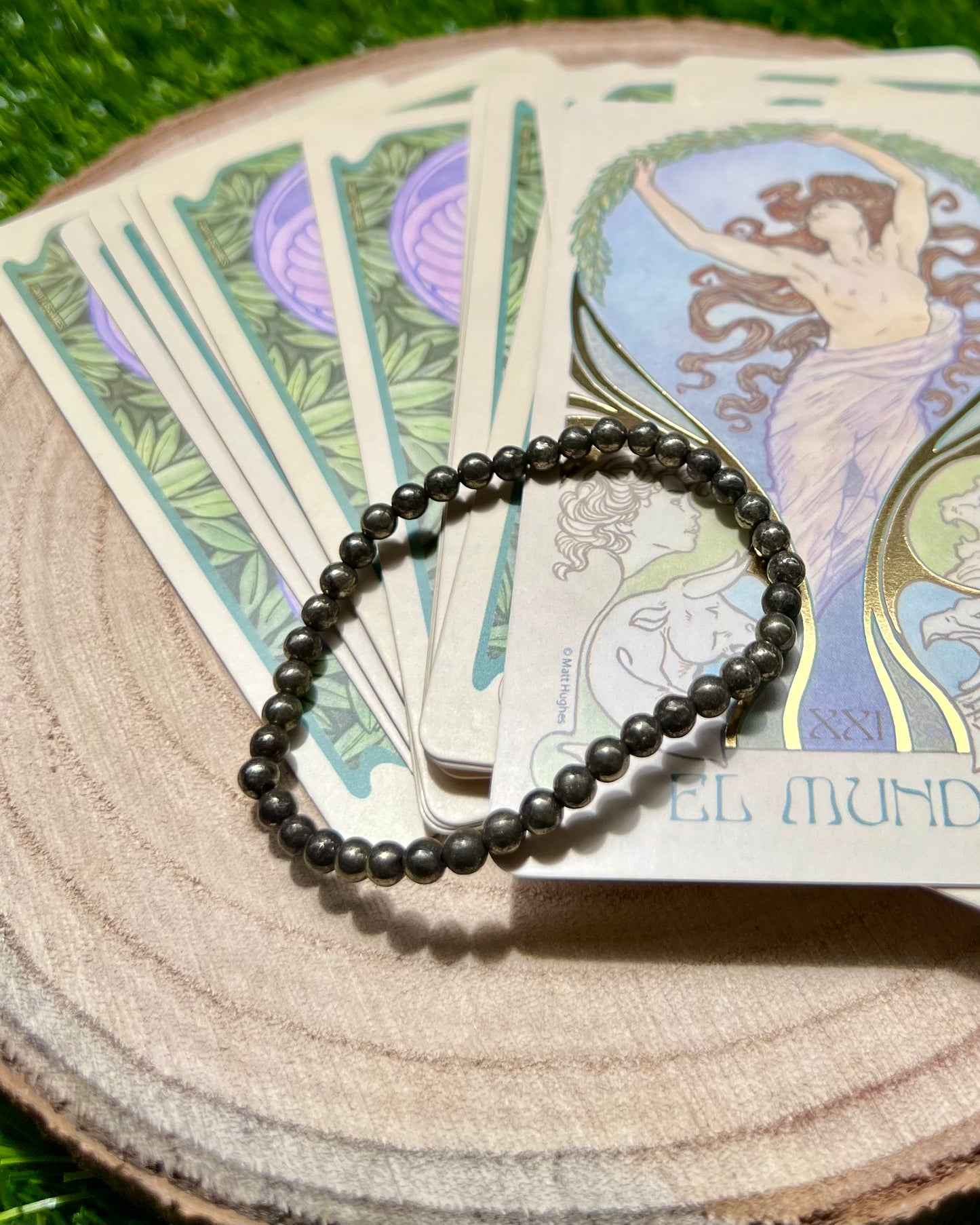 Pulsera Pirita 4mm | Escudo protector y Dinero.