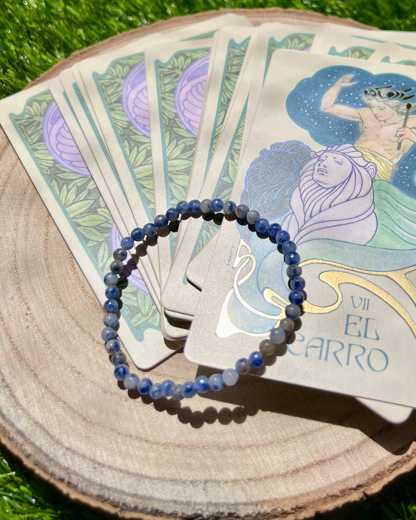 Pulsera Sodalita 4mm | Realización y Comunicación.