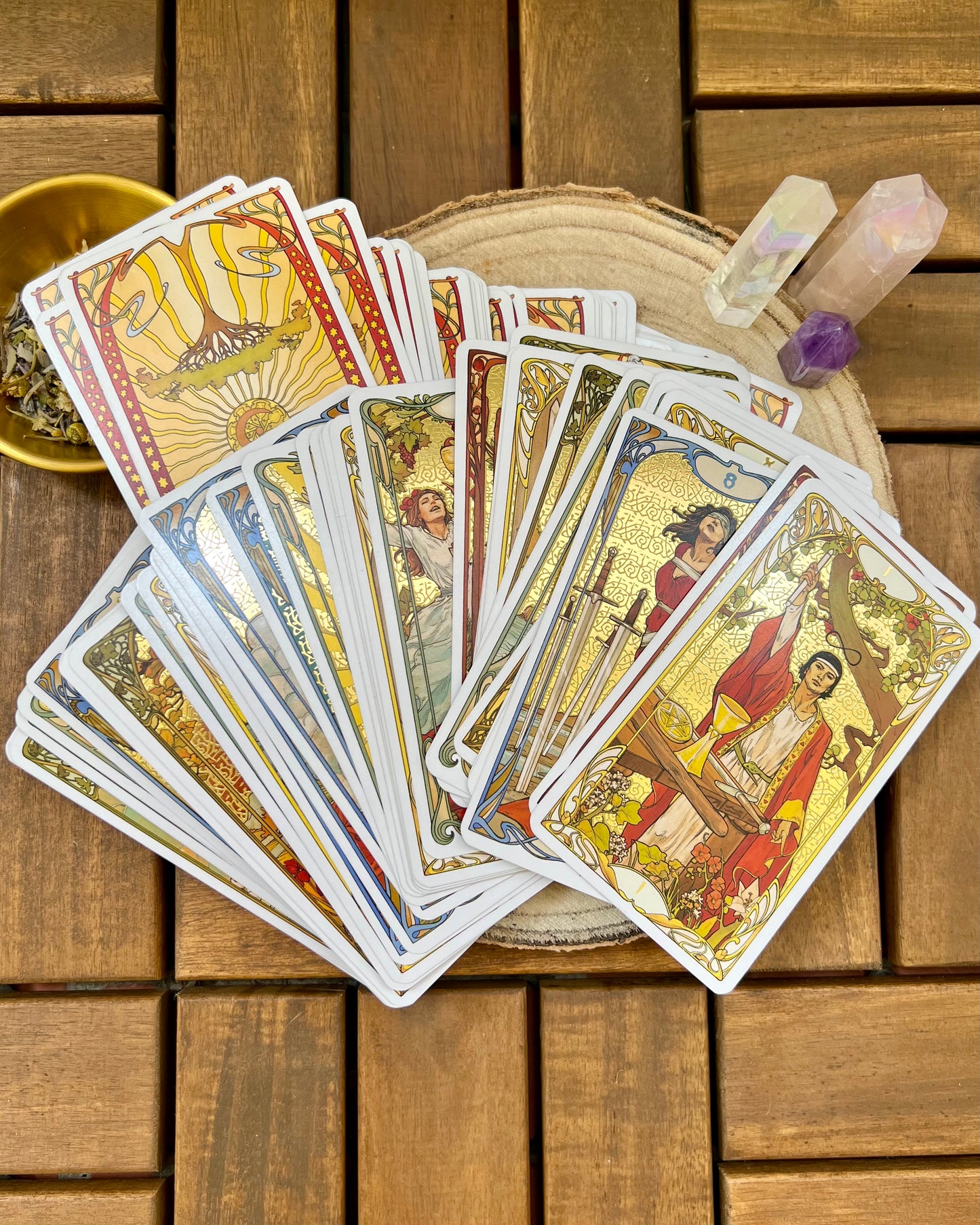 Tarot Golden Art Nouveau