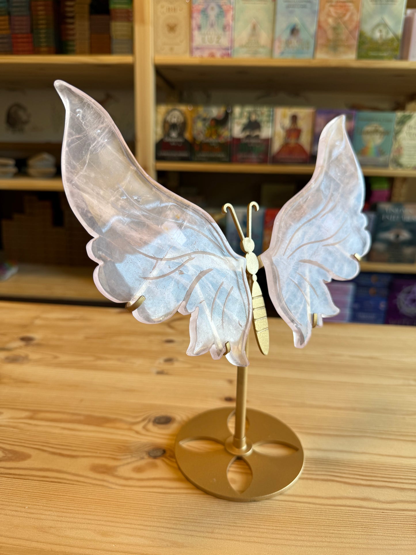 Mariposa de Cuarzo Rosa | Apertura del Corazón.