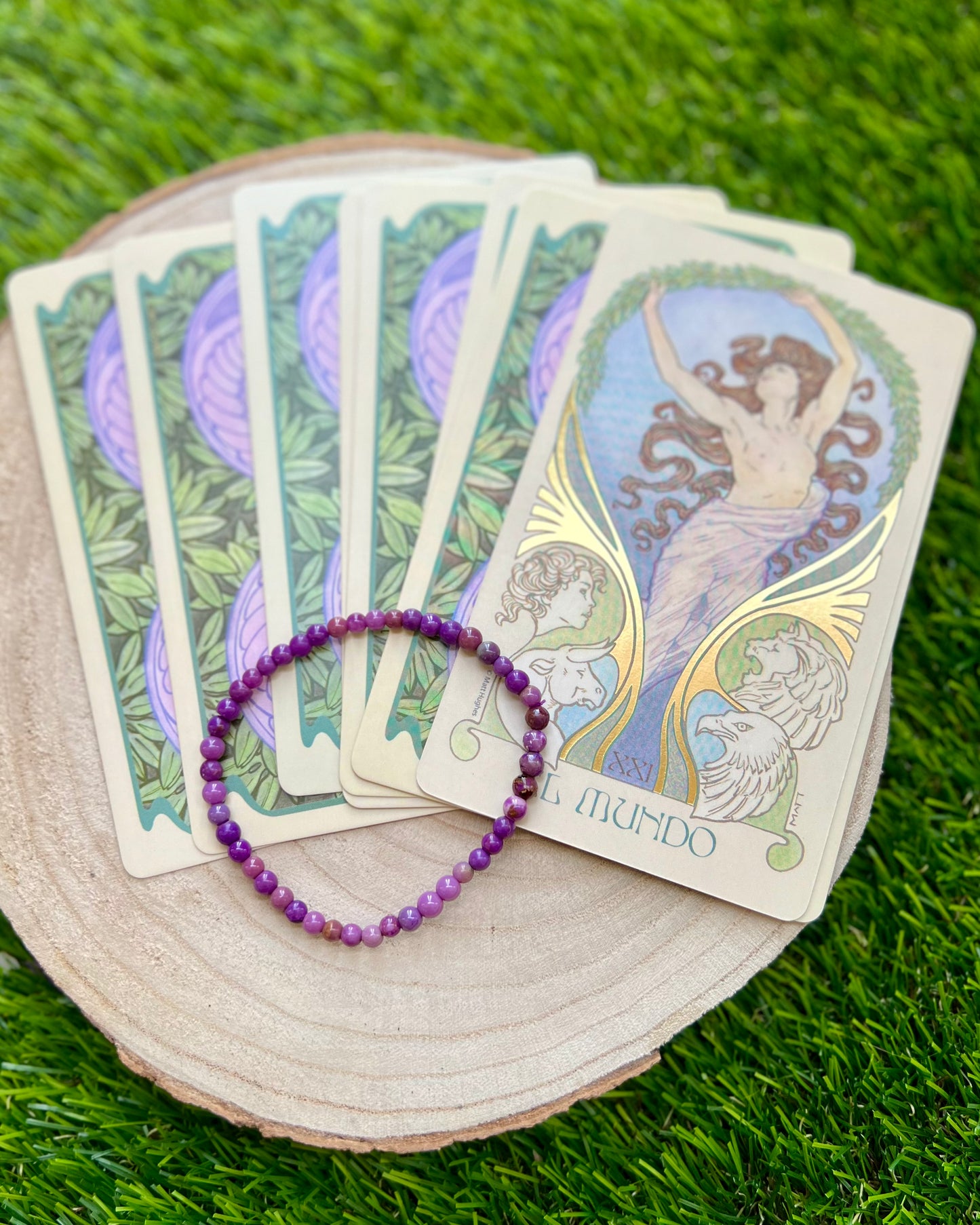 Pulsera Fosfosiderita 7mm | Sanación y Conexión Espiritual.