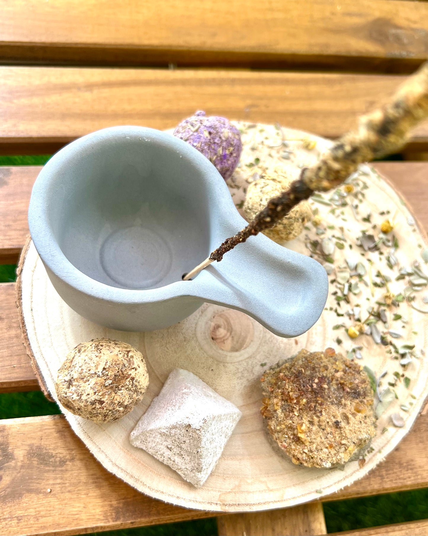 Sahumador de Cerámica Artesanal