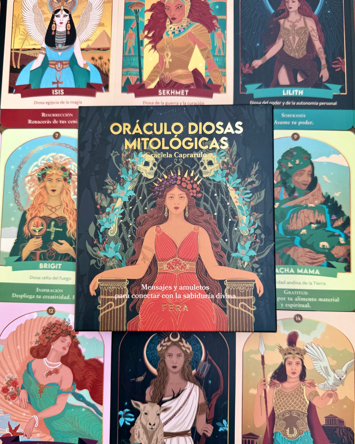 Oráculo Diosas Mitológicas | Mensajes y Amuletos.