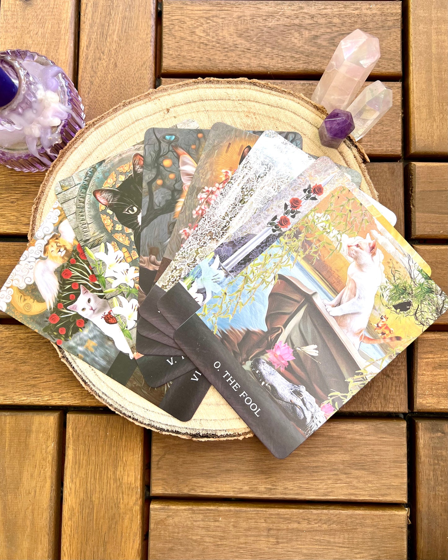 Tarot Grimalkin's Curious Cats