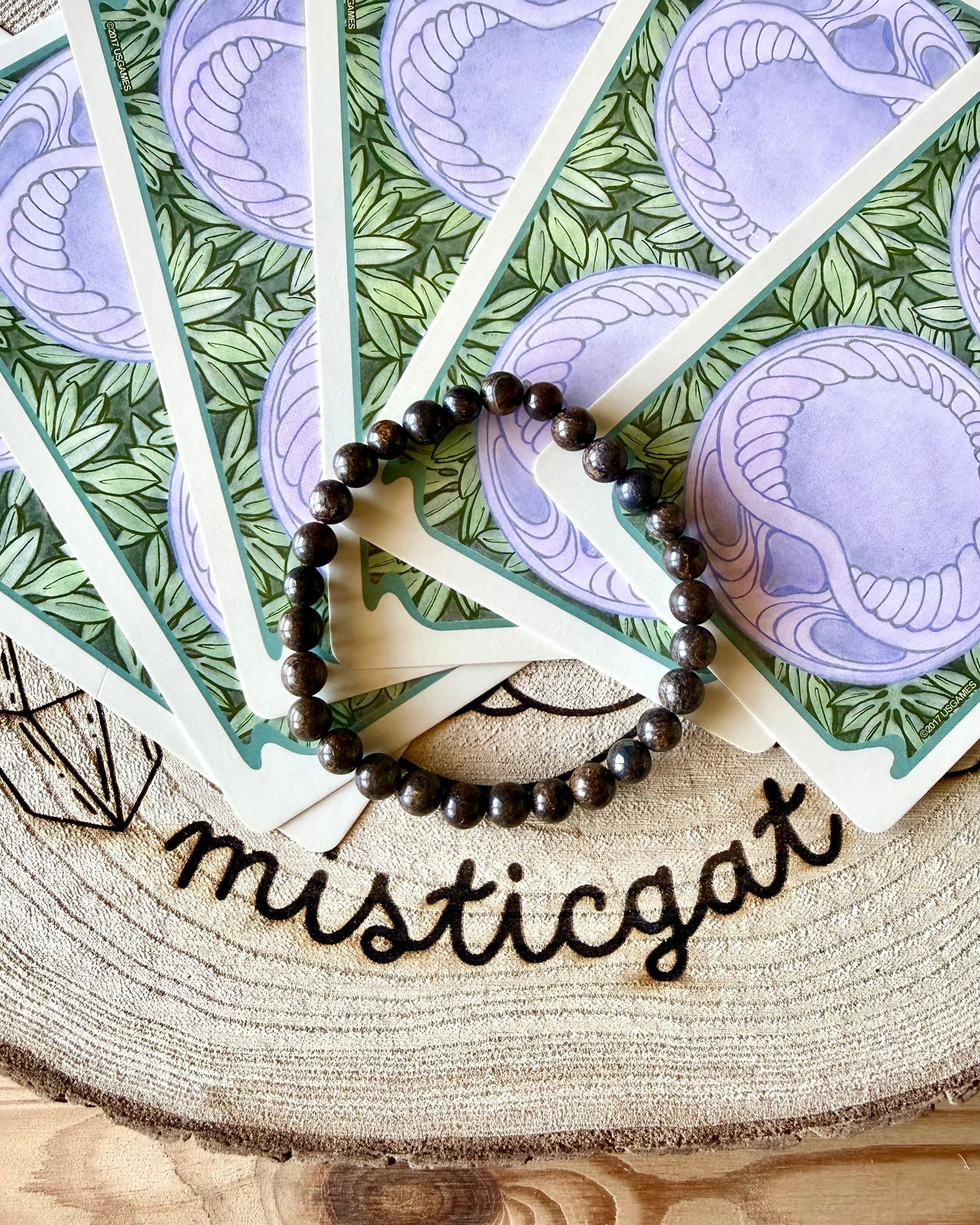 Pulsera Broncita 6mm | Fuerza, Protección y Transformación.