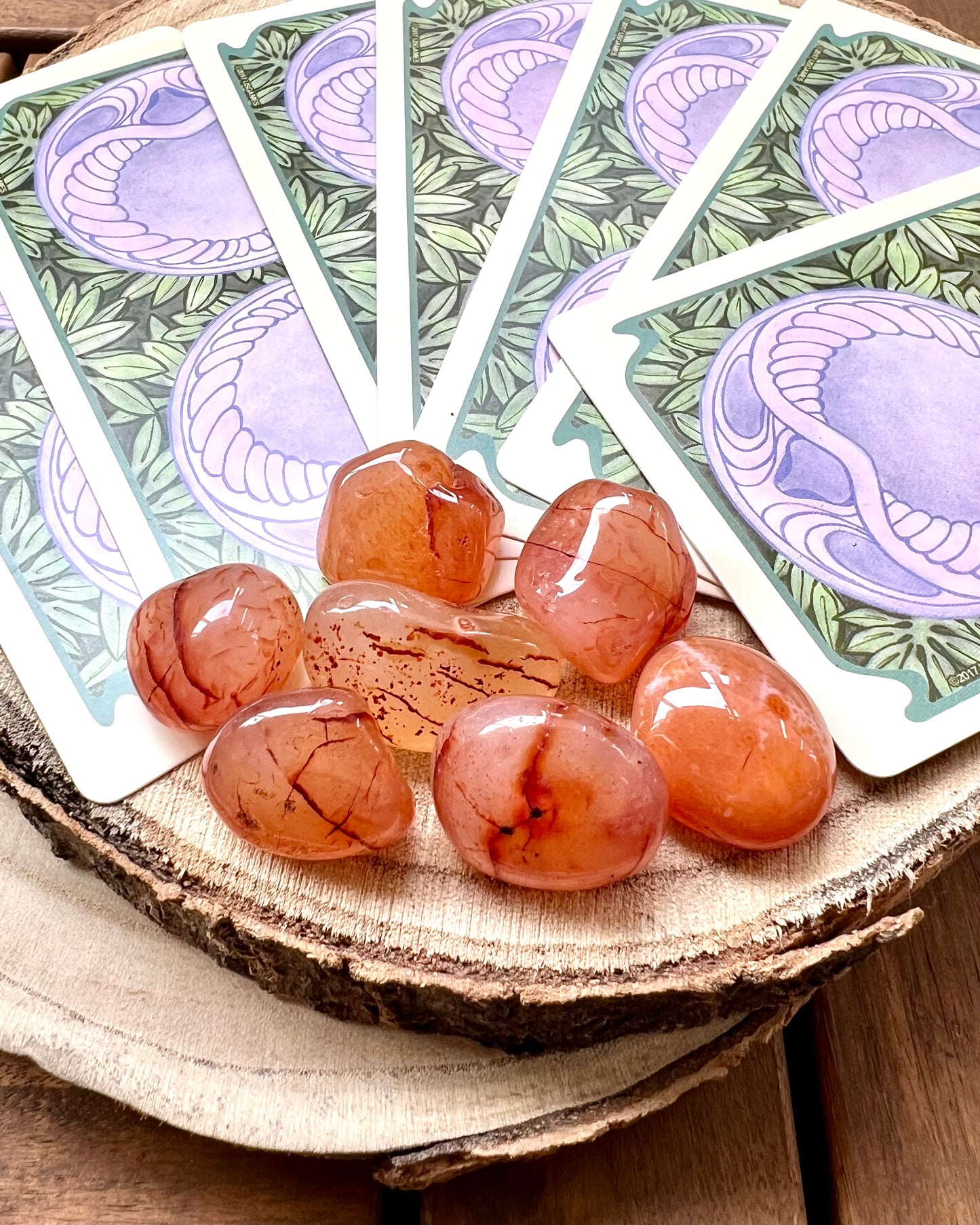 Rodado de Cornalina | Vitalidad y Creatividad.