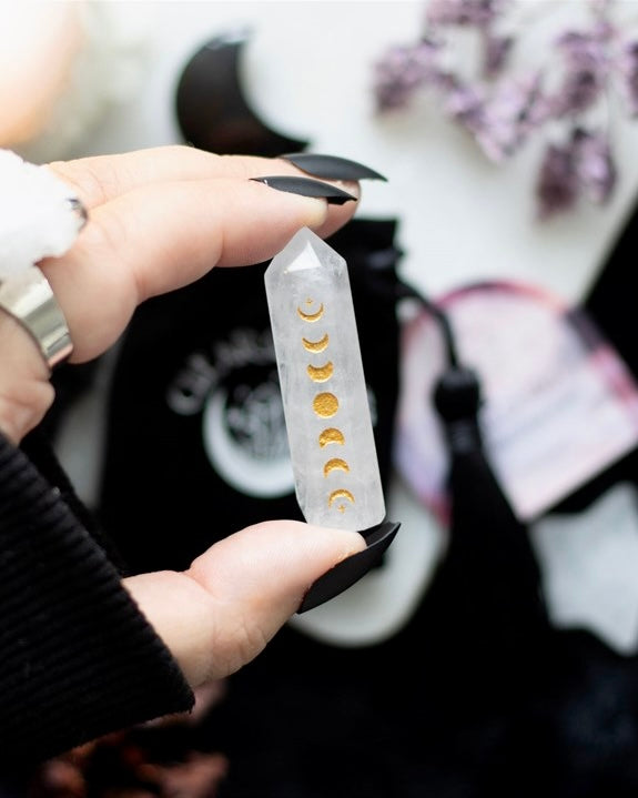 Punta mineral Fases Lunares