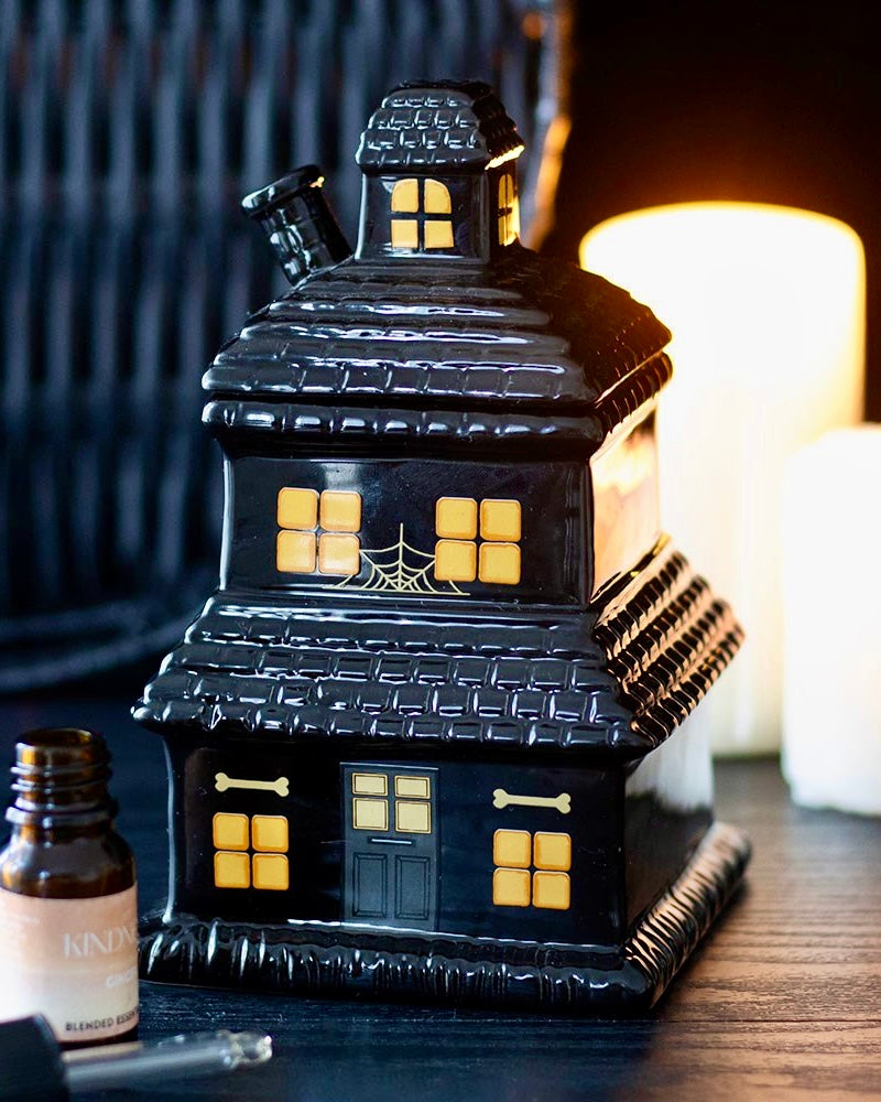 Quemador mansión encantada | Misterio y luz para tus aromas.