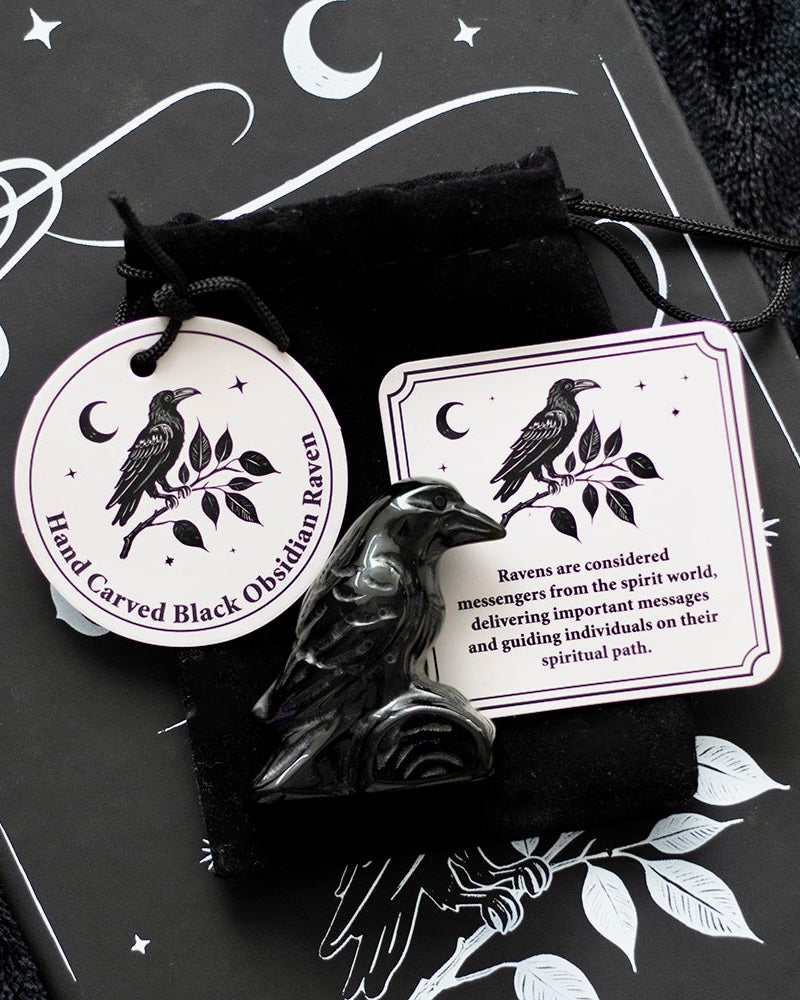 Cuervo de Obsidiana | Guía Espiritual y Protección Ancestral.