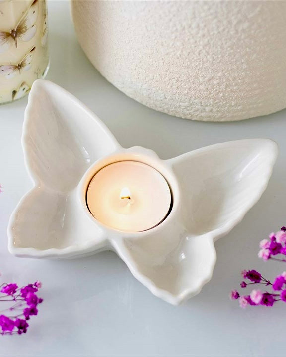 Portavelas Calm Butterfly | Luz suave para momentos de calma.