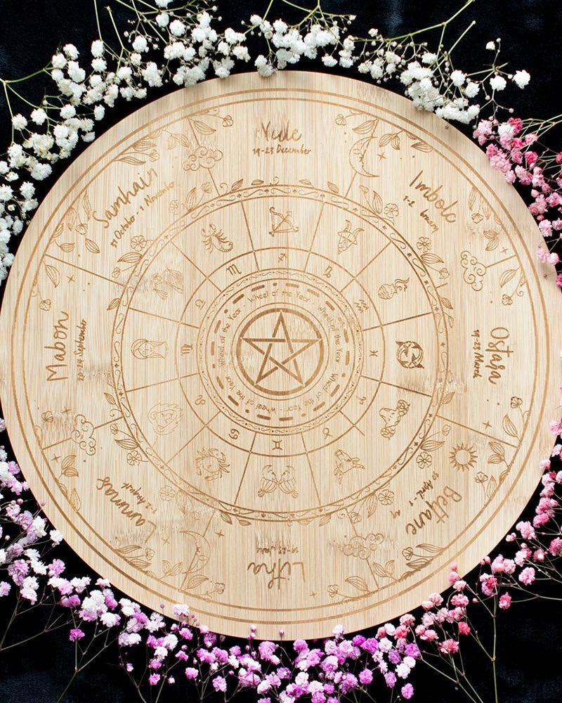 Tabla Rueda del Año | Funcionalidad y magia en tu altar.