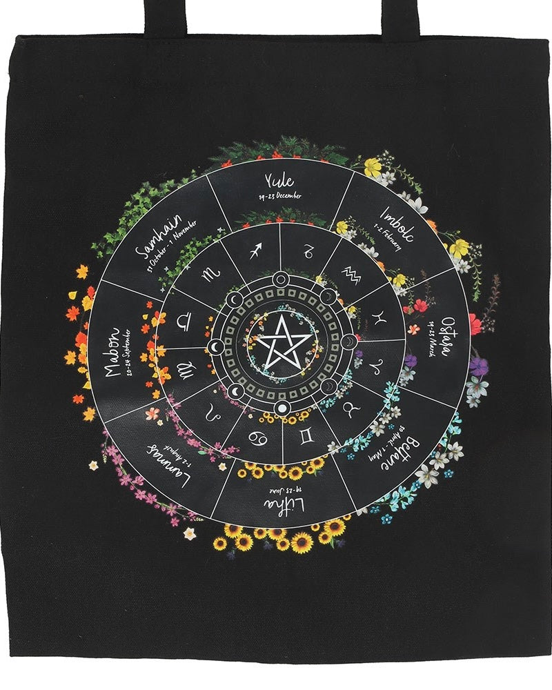 Tote Bag Rueda del Año | Lleva contigo el ciclo sagrado de las estaciones.