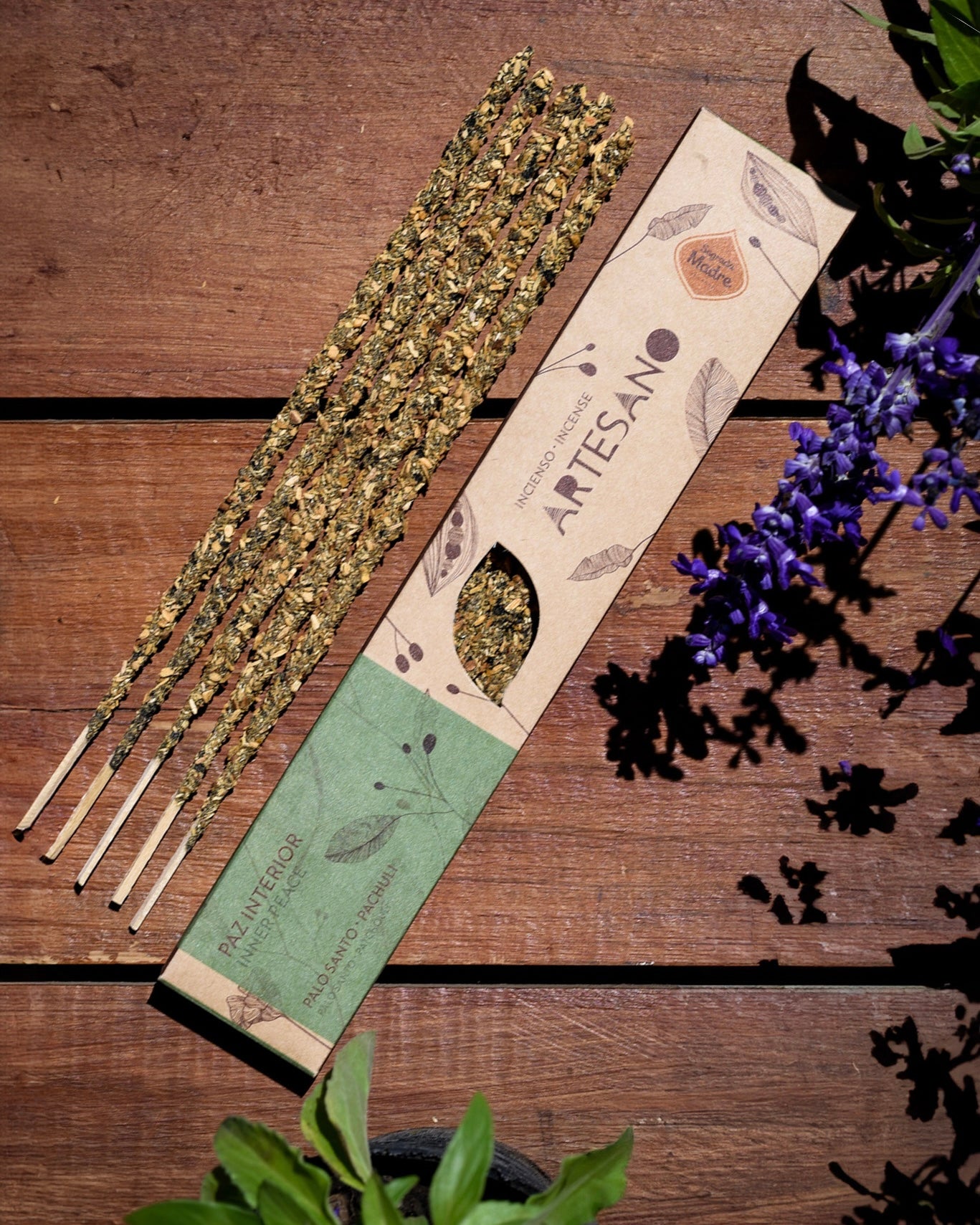 Sagrada Madre Artesano Palo Santo y Pachuli | Paz Interior