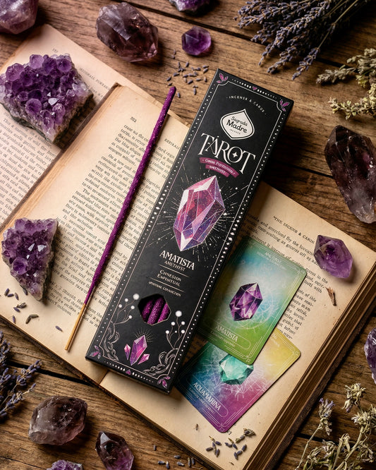 Sagrada Madre Tarot Gemas Amatista | Violeta y Lavanda.