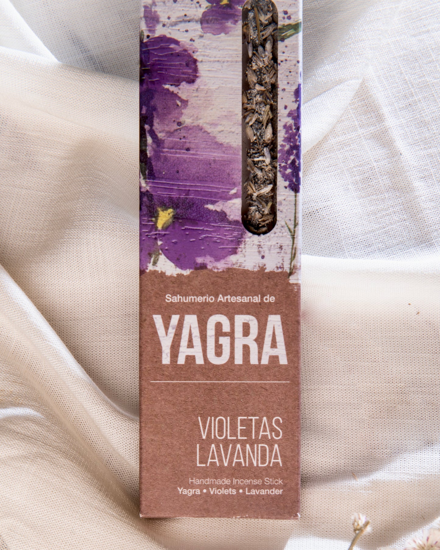 Incienso Sagrada Madre Yagra, Violetas y Lavanda