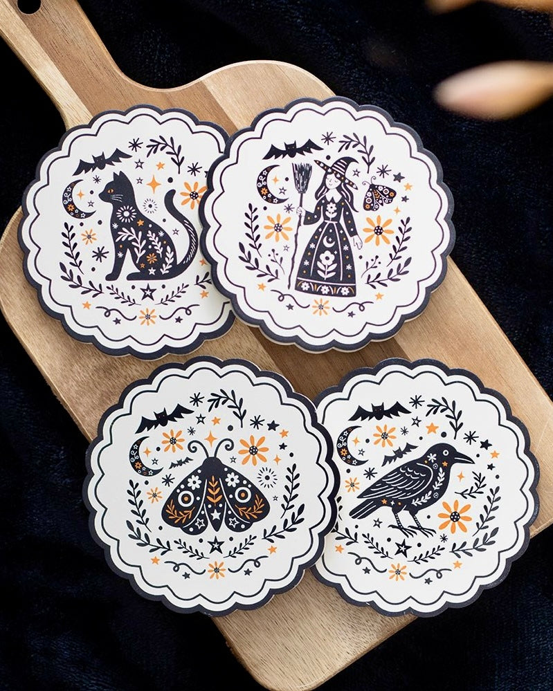 Posavasos Witch Folk | La magia también se sirve en la mesa.