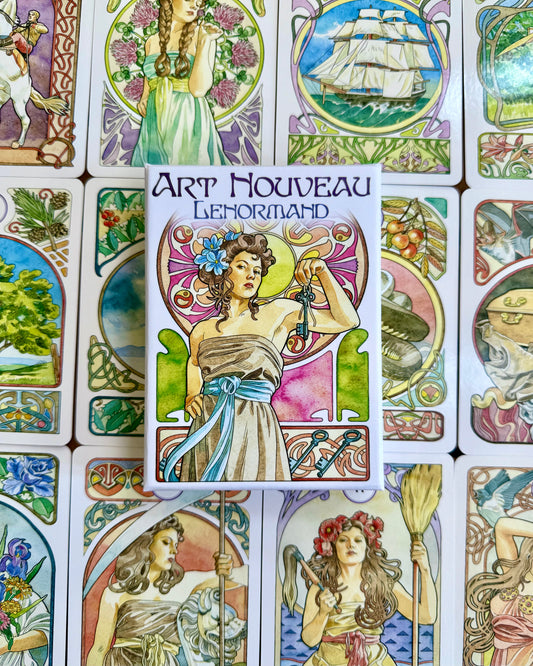 Art Nouveau Lenormand | Belleza y simbolismo en cada carta.
