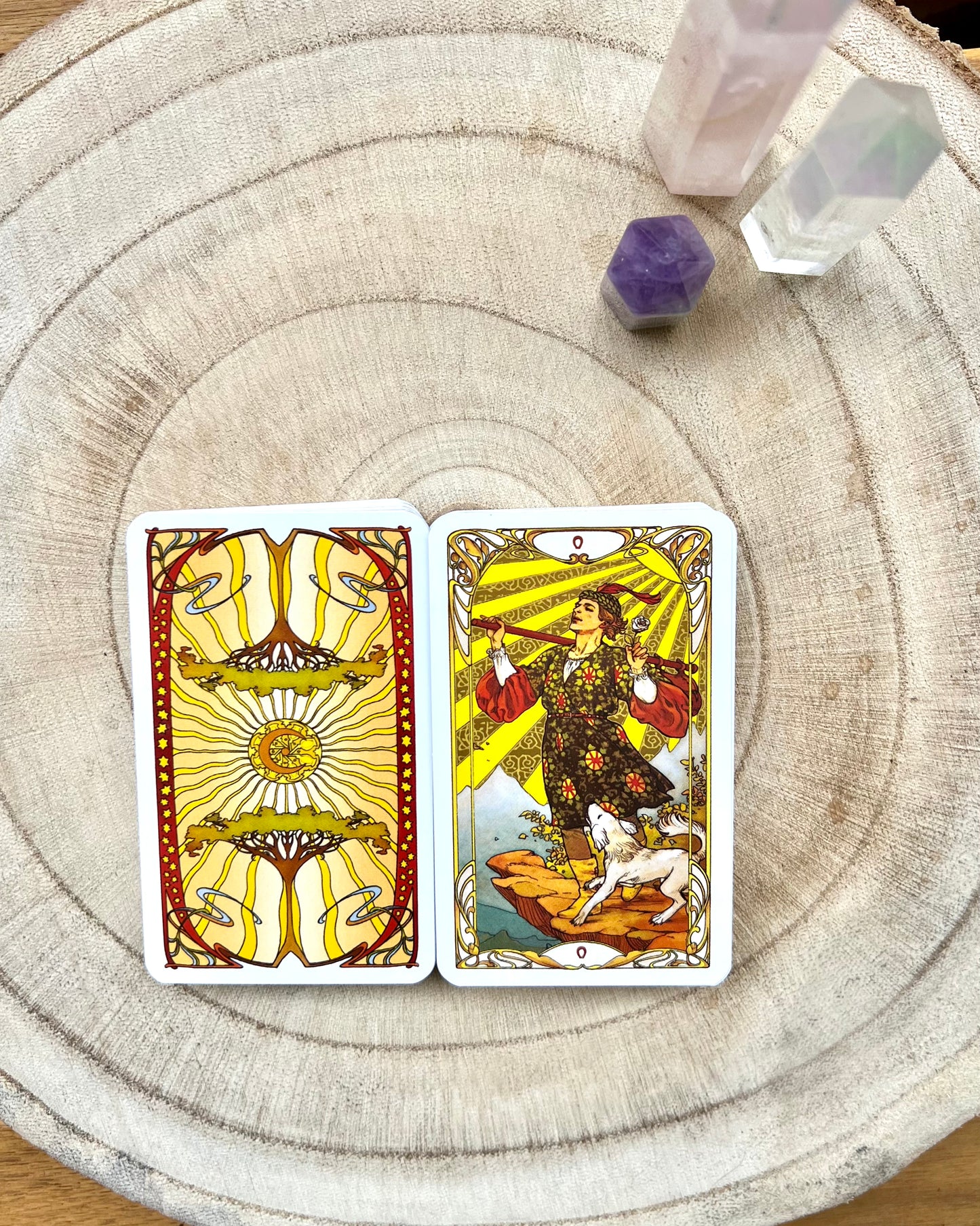 Tarot Golden Art Nouveau MINI