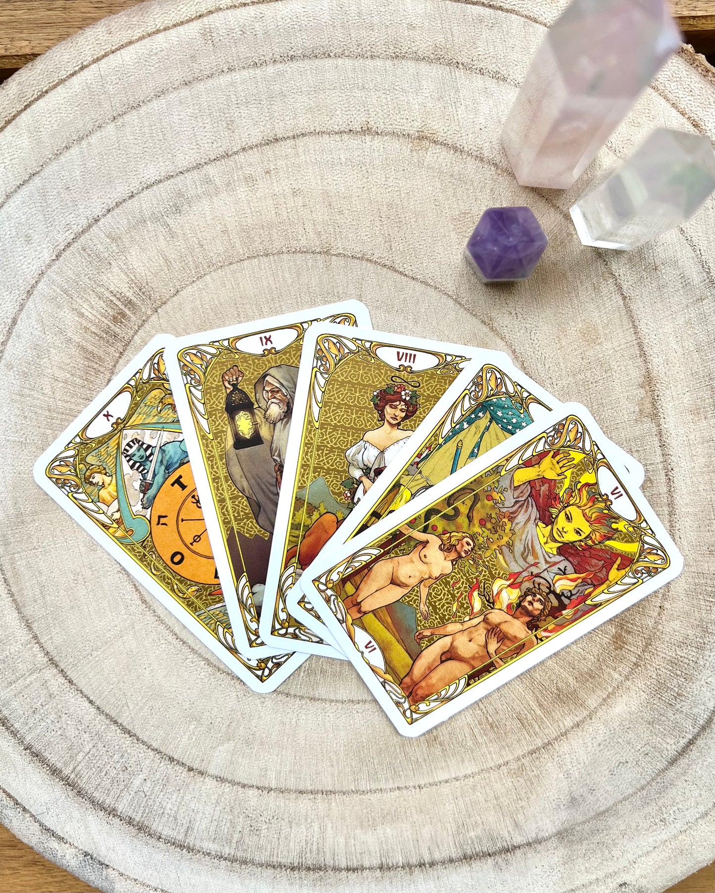 Tarot Golden Art Nouveau MINI