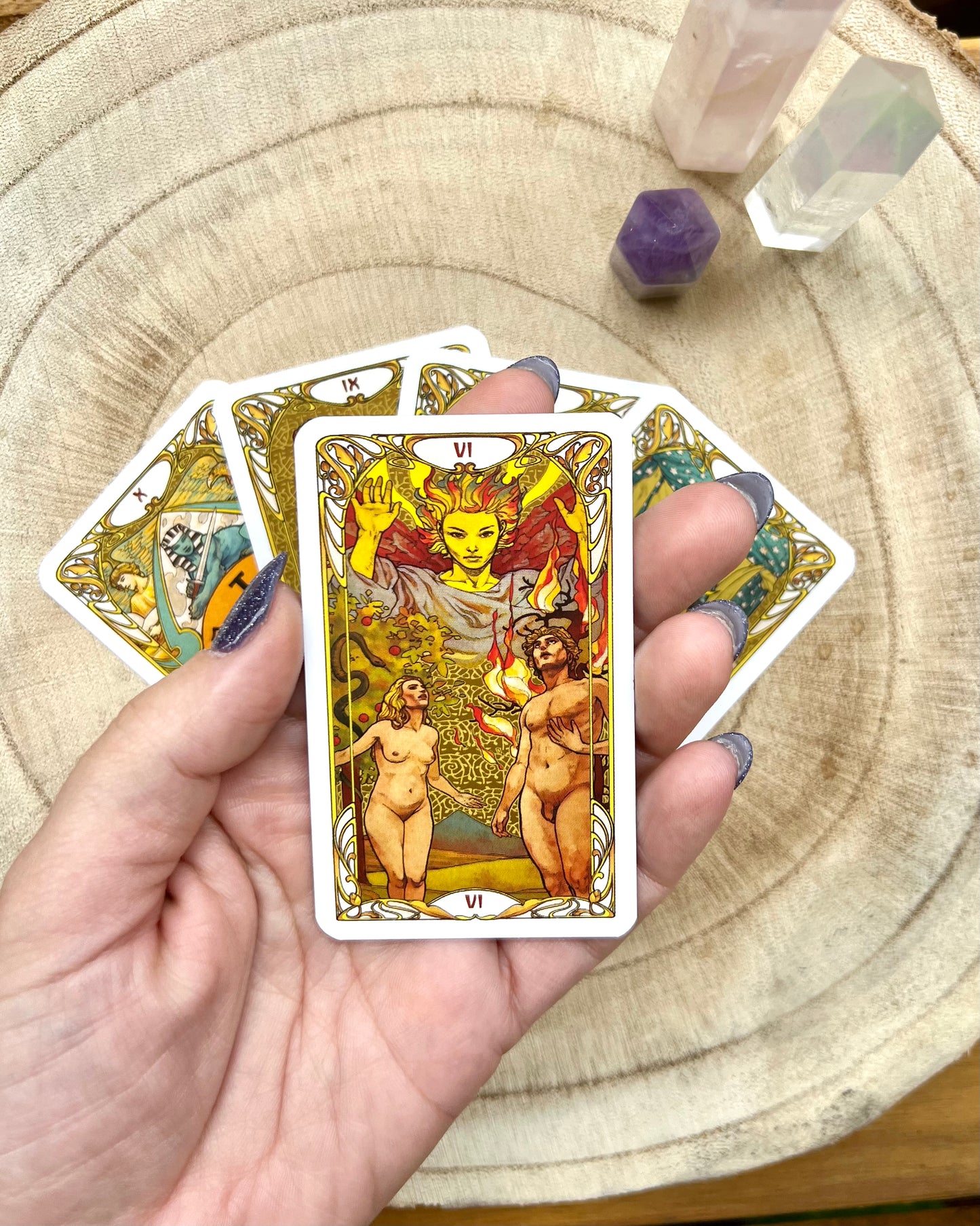 Tarot Golden Art Nouveau MINI