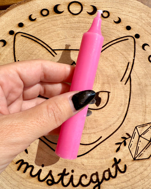 Vela de Color Rosa | Amor y Dulzura.