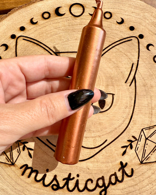 Vela Bronce | Estabilidad, fuerza y grounding.