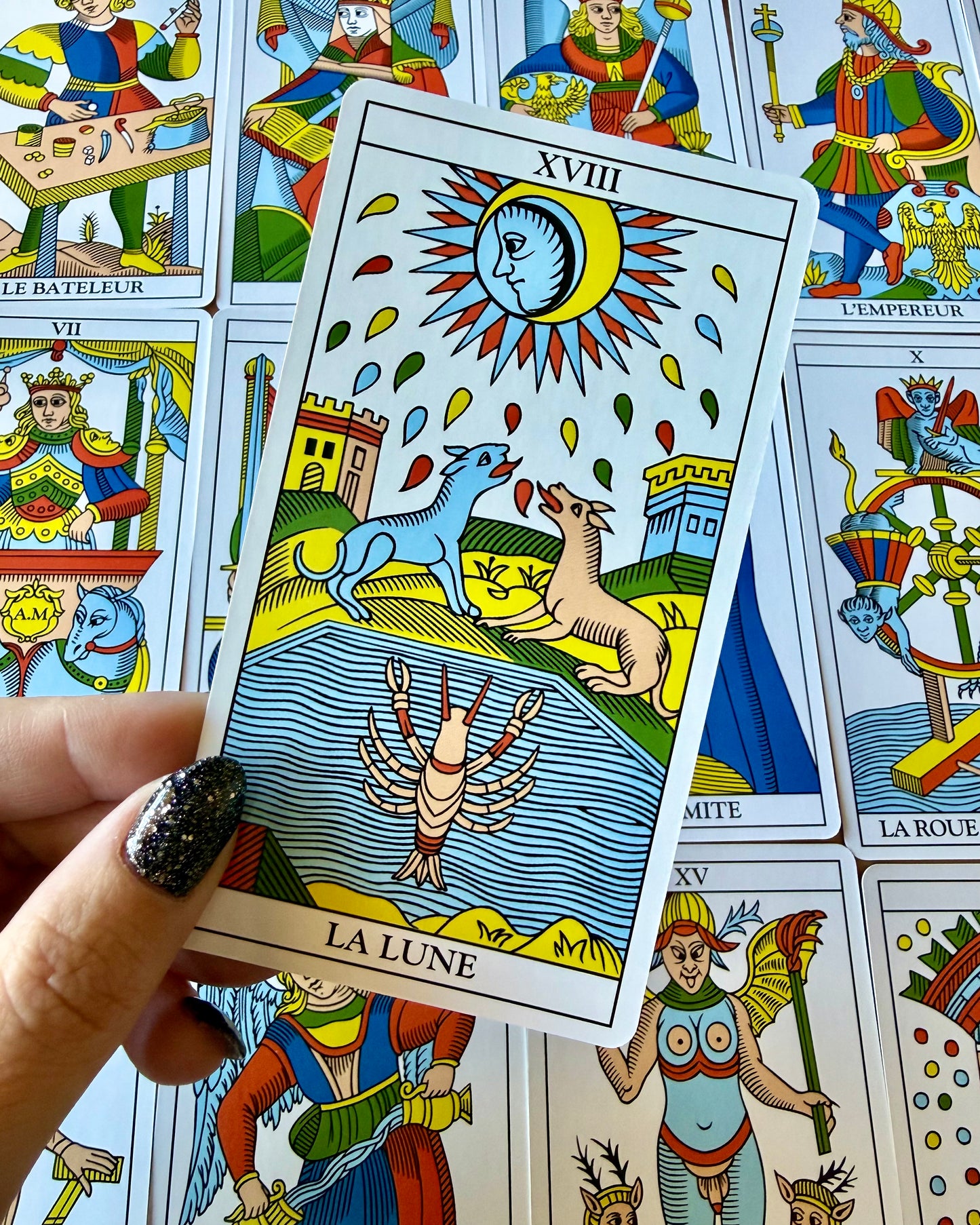 Tarot de Marsella | Kit con libro guía a color.