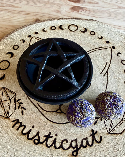 Mini Caldero Pentagrama | Protección, Magia y Misterio.