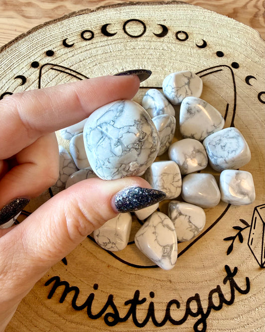 Rodado Howlita | Calma, Claridad y Descanso del Alma.