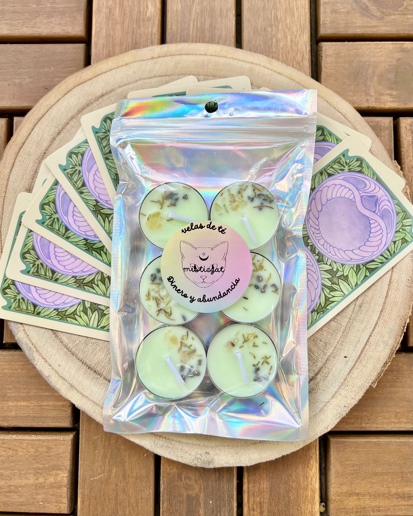 Velas de té ritualizadas | Dinero y Abundancia.